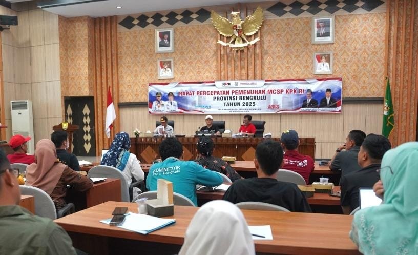 Ruang Korupsi Dipersempit, Pemprov Bengkulu Ngebut Benahi 8 Area Rawan