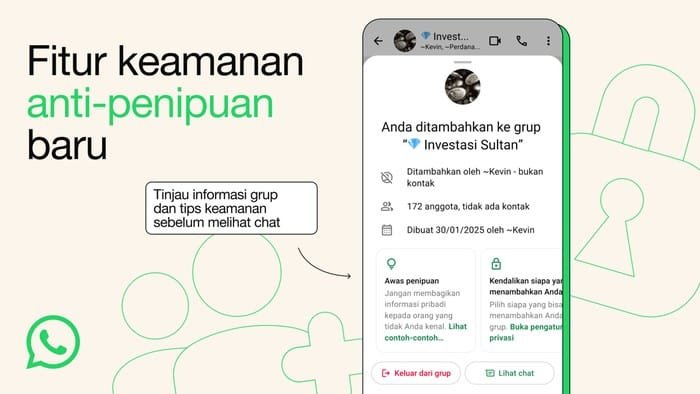 WhatsApp Perkenalkan Fitur Baru untuk Lindungi Pengguna dari Penipuan