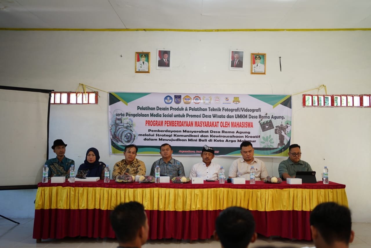 Desa Rama Agung Bersiap Jadi “Mini Bali” Lewat Pelatihan Komunikasi dan UMKM Kreatif
