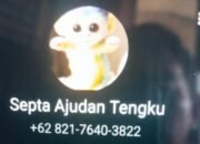 Ada Akun WhatsApp Mengaku Ajudan, Teuku Minta Warga Waspada