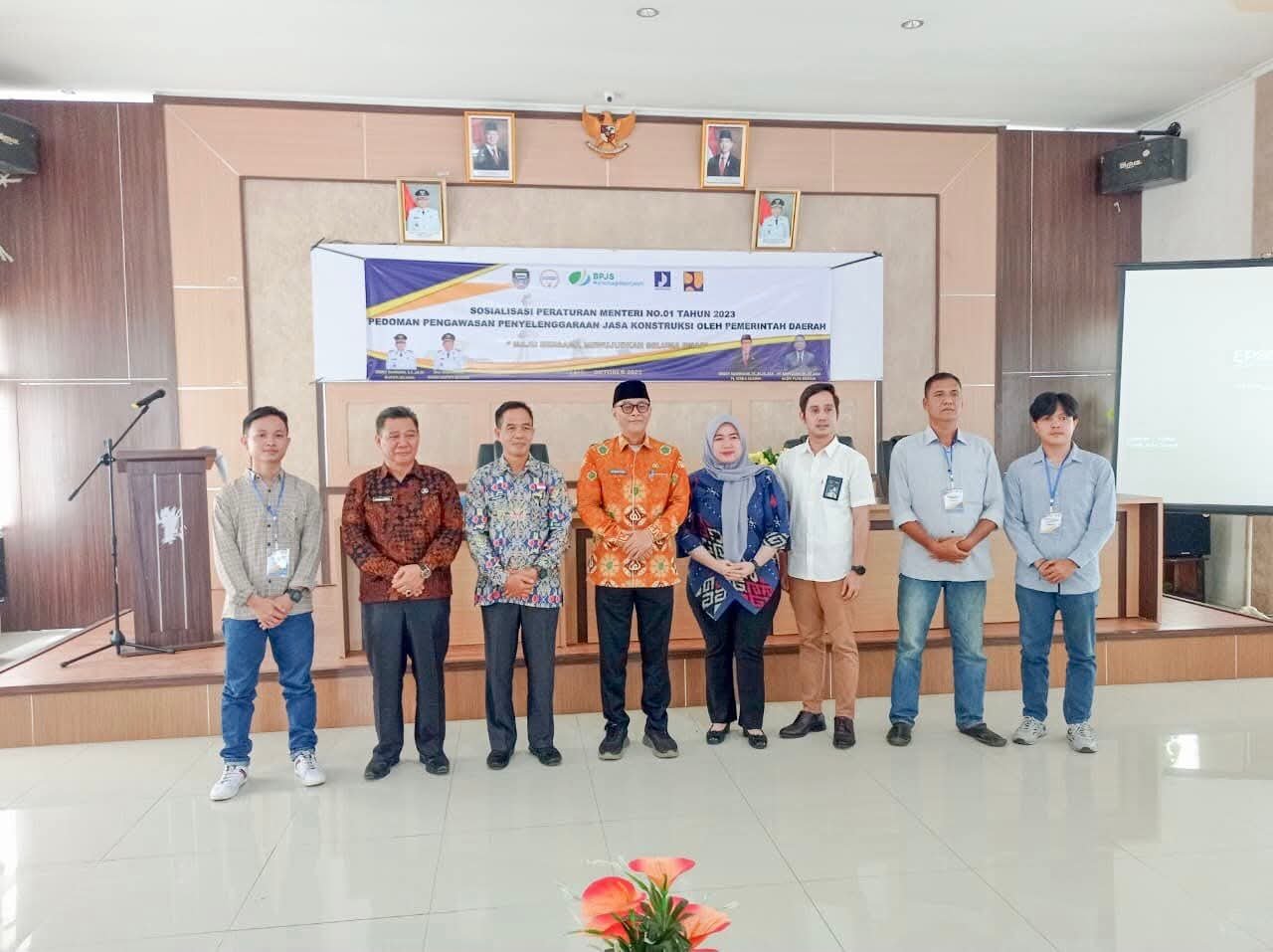 Pemkab Seluma Sosialisasikan Aturan Baru Pengawasan Jasa Konstruksi