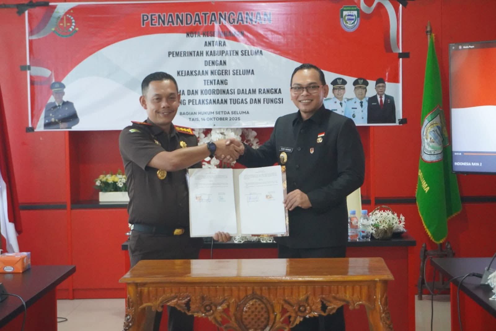 Bupati Seluma Teken MoU dengan Kejari, Perkuat Sinergi Hukum dan Pemerintahan Daerah