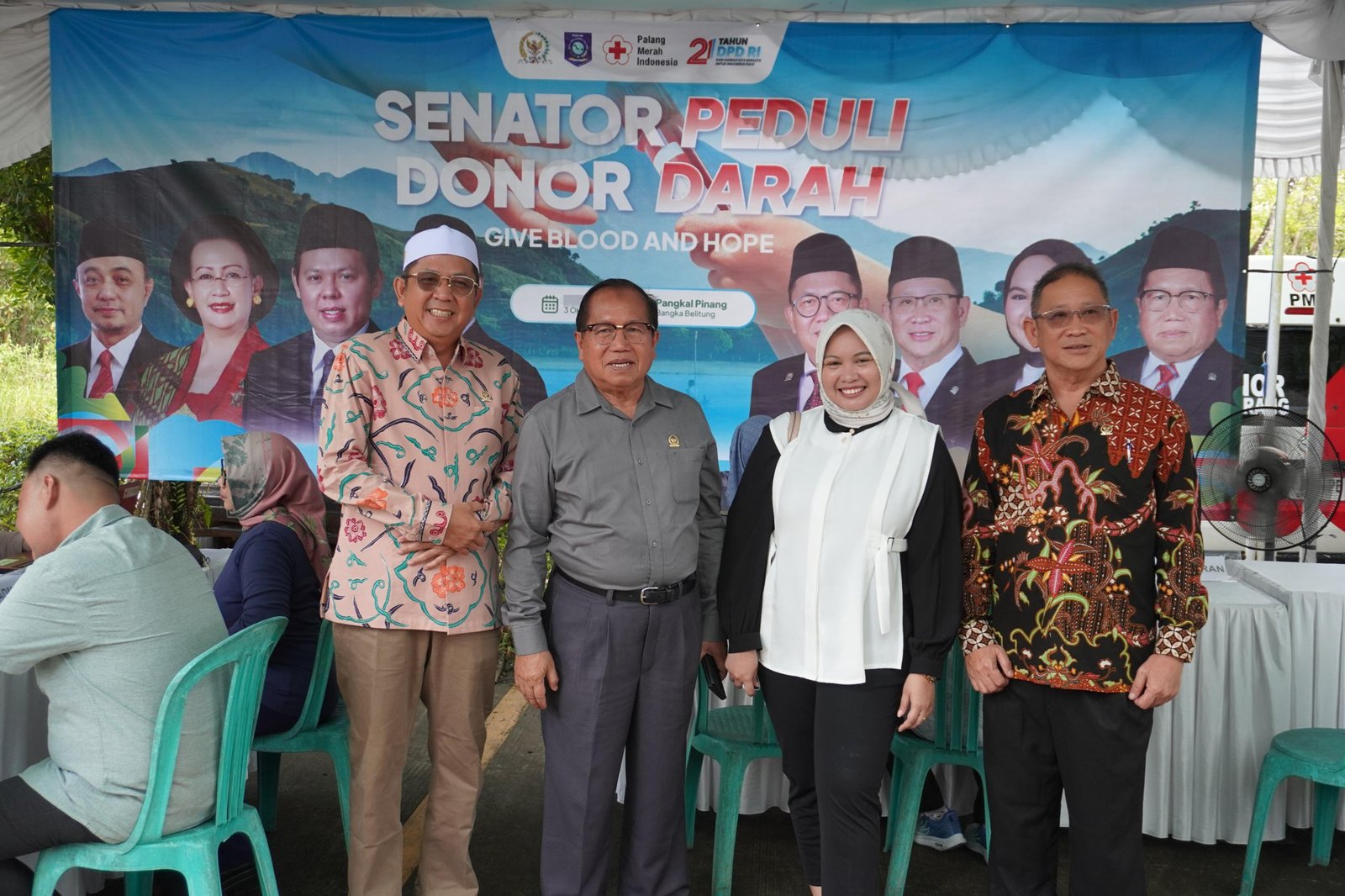 Senator Bangka Belitung Gelar Donor Darah di HUT ke-21 DPD RI