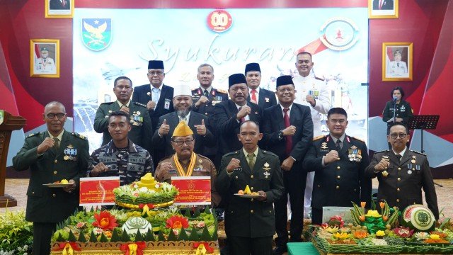 Korem 041/Gamas Adakan Syukuran HUT Ke 80 TNI