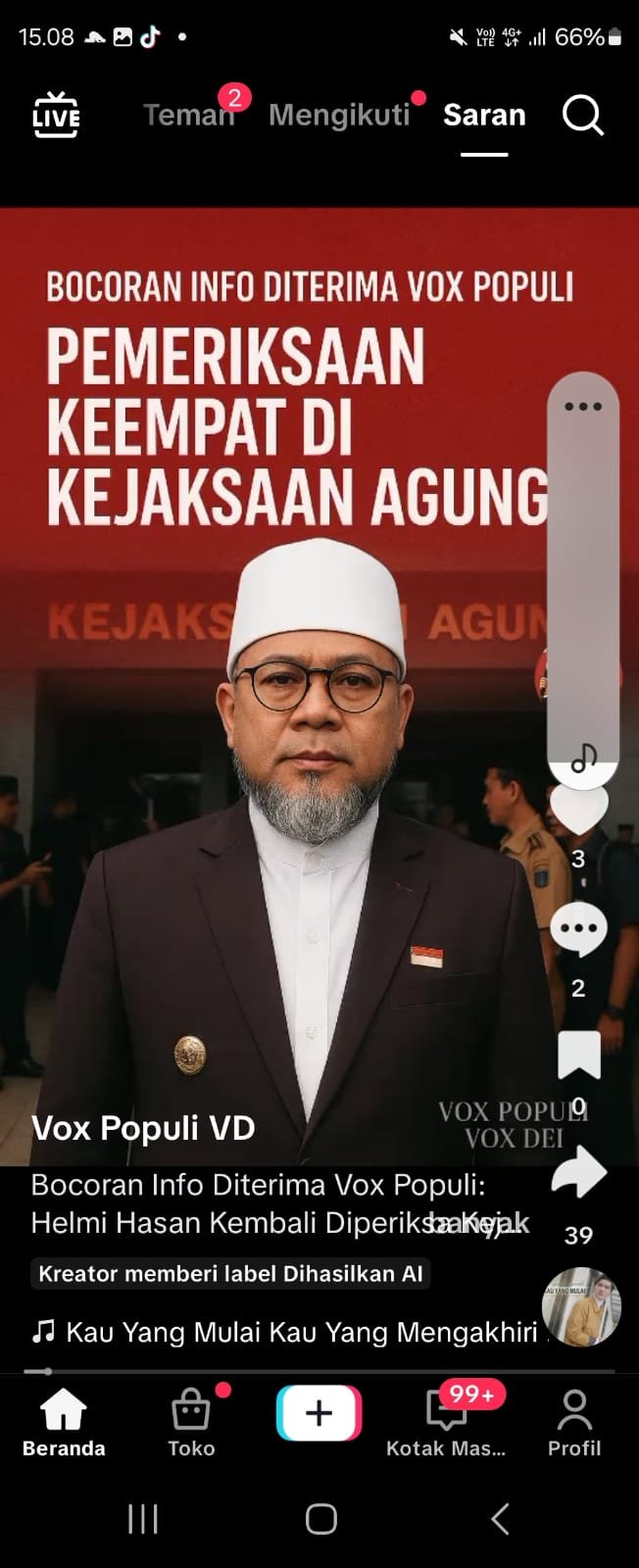 Lagi! Helmi Hasan Diserang Hoax, Hati-hati Informasi Menyesatkan