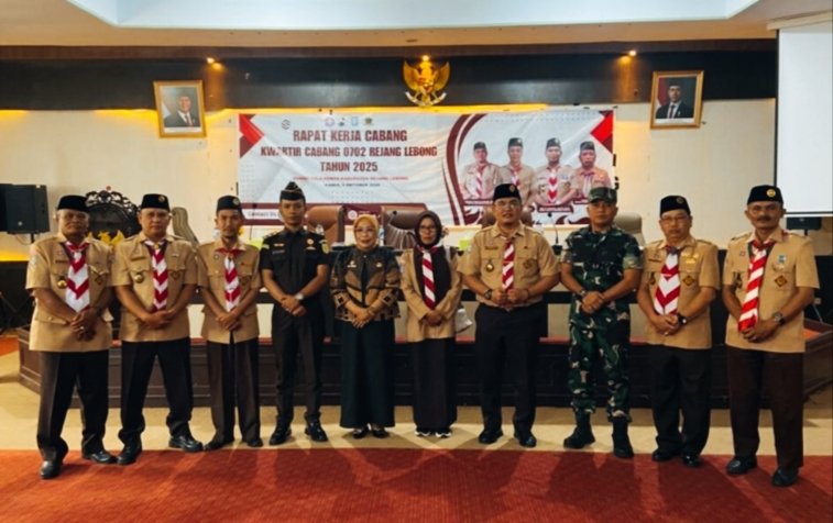 PJ Sekda Tutup Raker Pramuka Rejang Lebong 2025, Pramuka Harus Jadi Kekuatan Bangun Generasi Tangguh