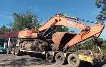 Jalan Baru di Lebong Rusak, Diduga Akibat Dilintasi Alat Berat Dozan 320