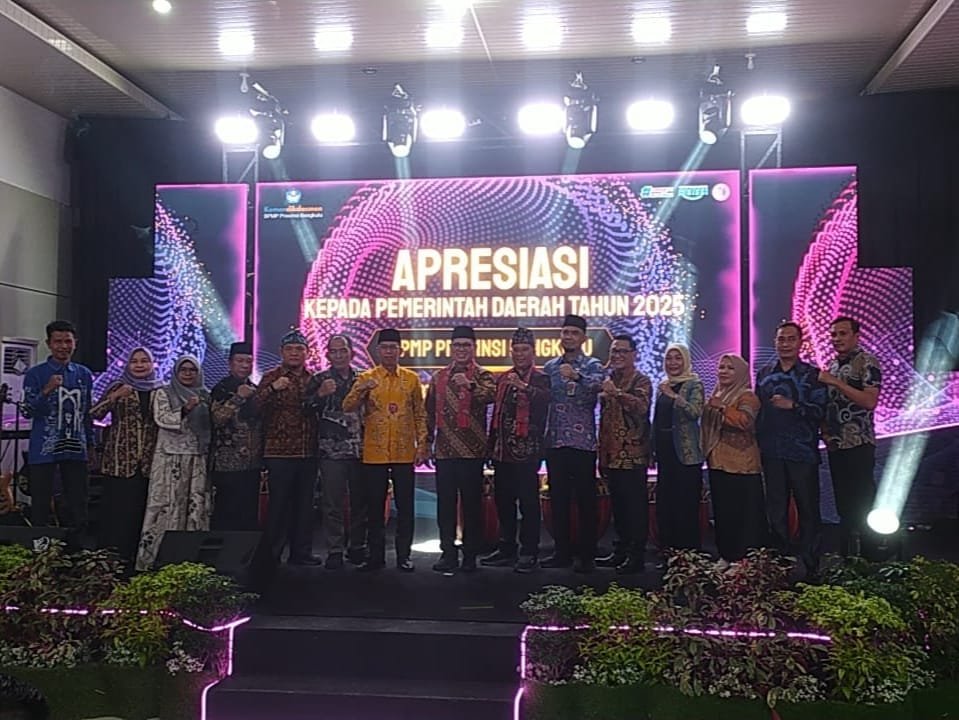 Malam Apresiasi, BPMP Provinsi Bengkulu beri Penghargaan ke Pemda