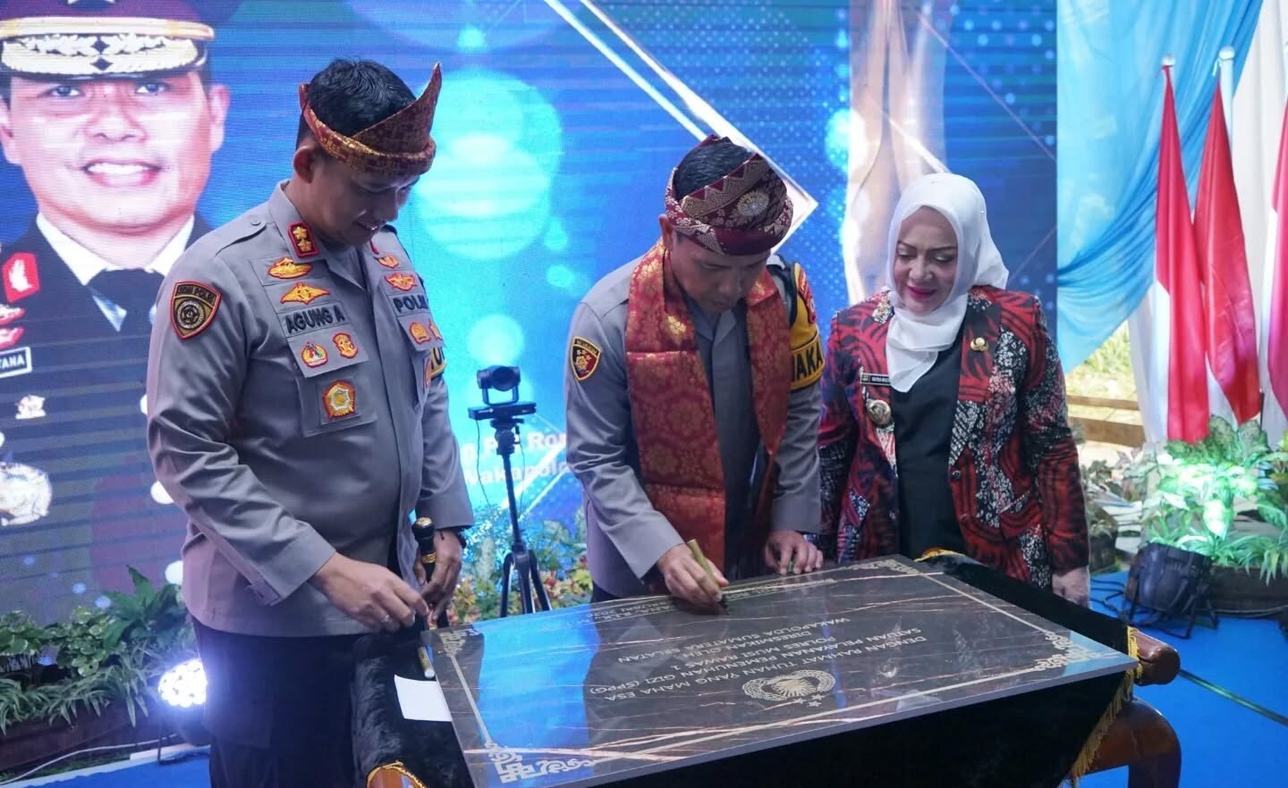 peresmian operasional SPPG Polres Musi Rawas, Jumat (13/02/2026)