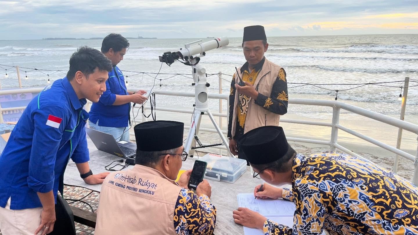 Rukyatul Hilal di Pantai Panjang Bengkulu, Hilal Belum Penuhi Kriteria Awal Ramadan 2026 Rukyatul Hilal di Pantai Panjang Bengkulu, Hilal Belum Penuhi Kriteria Awal Ramadan 2026