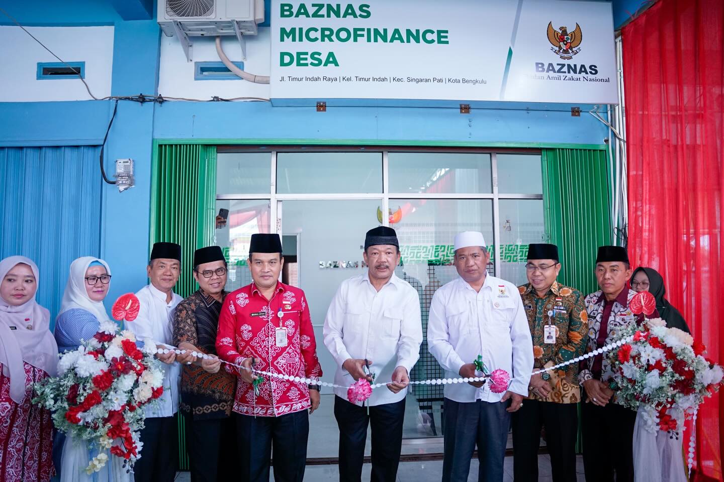 peresmian Kantor BMD Provinsi Bengkulu di Jalan Timur Indah, Kota Bengkulu, Jumat (13/2)