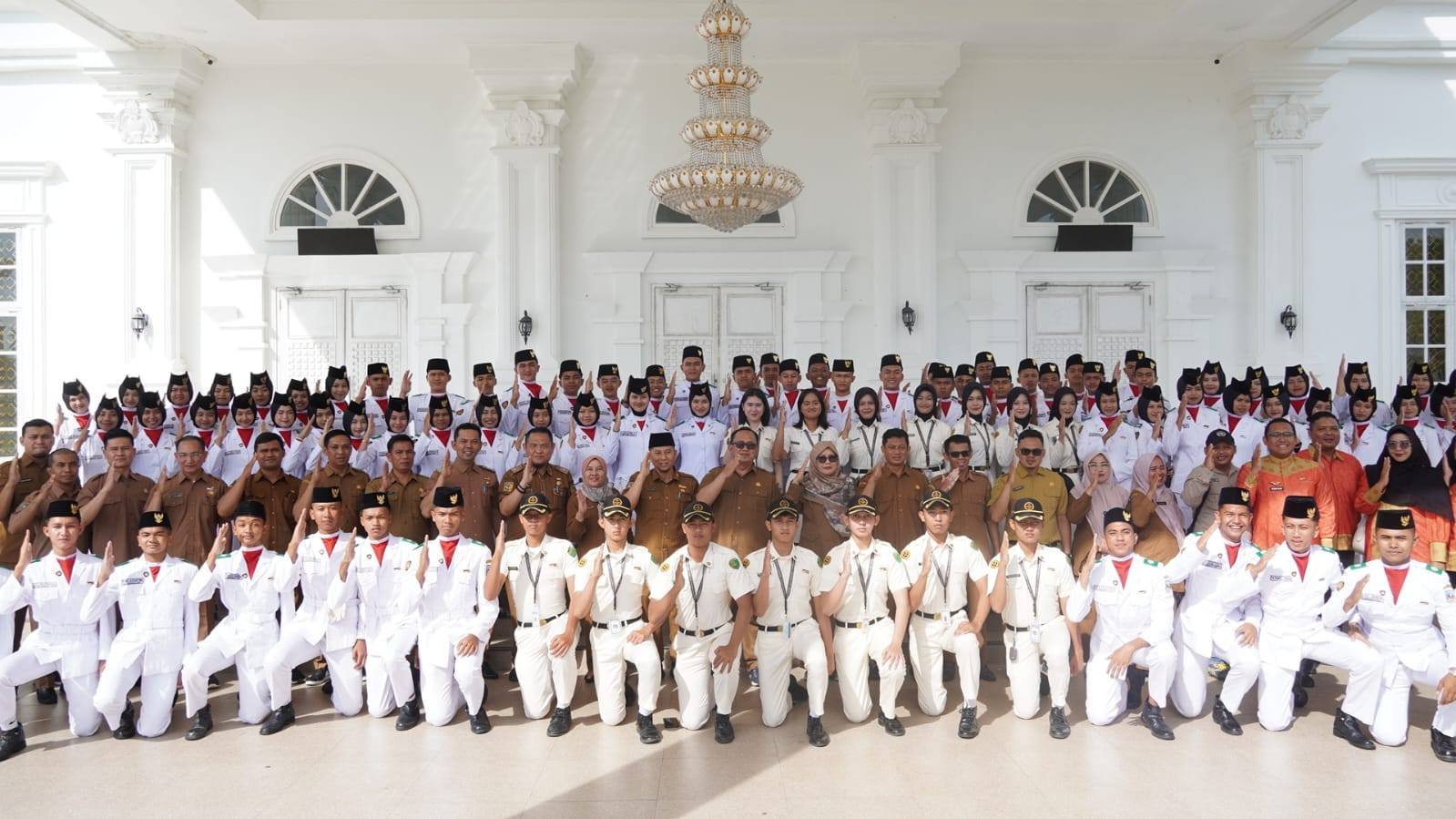 Pemkot Bengkulu Sambut Karyawisata Paskibraka Dharmasraya, Perkuat Silaturahmi Antardaerah