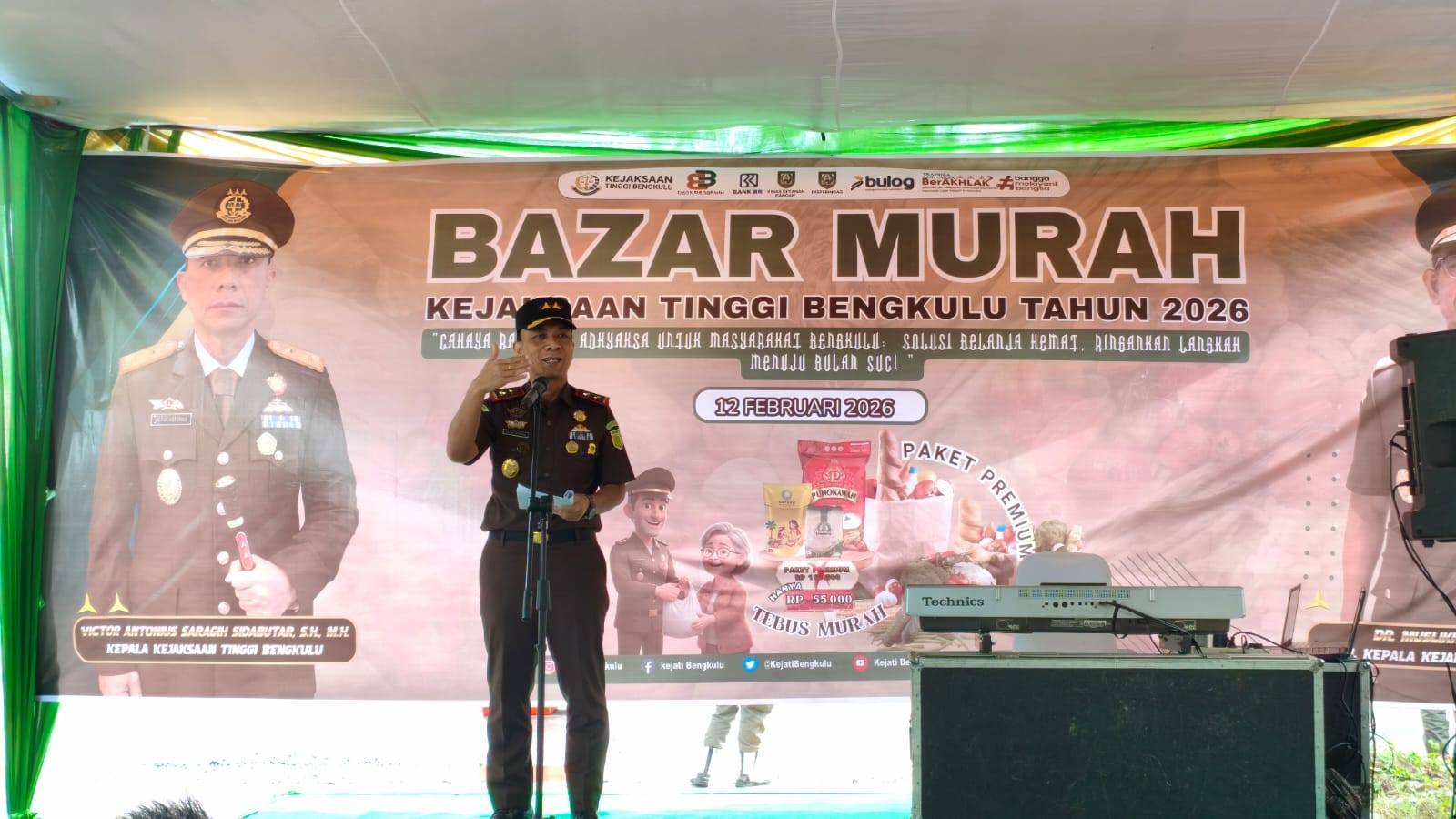 Kejati Bengkulu Gelar Bazar Murah Ramadan, Sasar 1.000 Warga