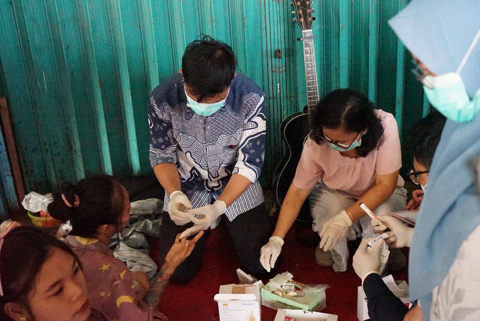 Skrining di spa Cumi-cumi di Mega Mall, Jumat (13/2/26).(foto:anto)