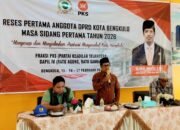 Wakil Ketua I DPRD Kota Bengkulu, Rahmad Widodo, melaksanakan reses perdana di Daerah Pemilihan IV yang meliputi Kecamatan Ratu Agung dan Kecamatan Ratu Samban, Selasa (17/2/26). Wakil Ketua I DPRD Kota Bengkulu, Rahmad Widodo, melaksanakan reses perdana di Daerah Pemilihan IV yang meliputi Kecamatan Ratu Agung dan Kecamatan Ratu Samban, Selasa (17/2/26).