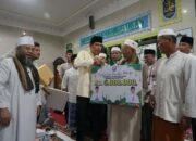 Safari Ramadan Kaur yang digelar Pemerintah Provinsi Bengkulu menjadi ruang silaturahmi sekaligus penyampaian arah pembangunan daerah di Masjid Jamik Bintuhan, Pasar Bintuhan, Kabupaten Kaur, Jumat (20/2)(foto:fraky)