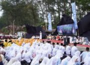 Pemerintah Kota Bengkulu menggelar khatam Al-Qur’an massal di kawasan Pasir Putih, Pantai Panjang, Jumat pagi (27/02/2026)