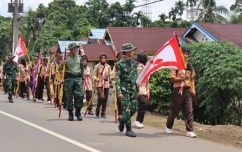 Personel Brigif TP 88/KBK Dampingi Persami, Penguatan Karakter Siswa Jadi Fokus