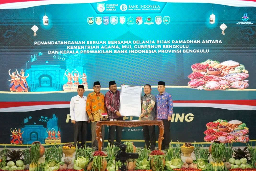 High Level Meeting di Aula Merah Putih, Kota Bengkulu, Senin (16/3)