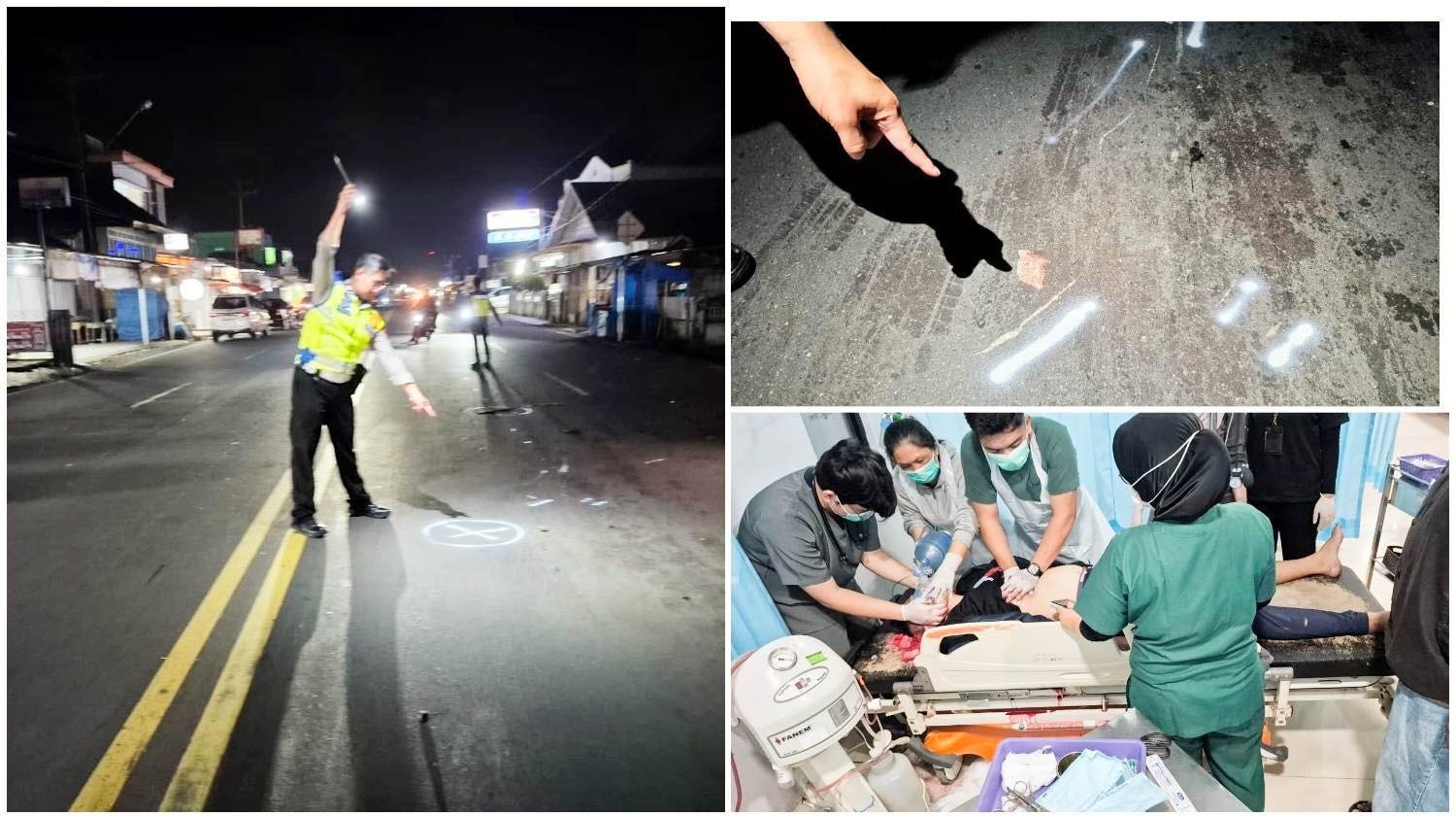 Kecelakaan lalu lintas yang melibatkan dua sepeda motor terjadi di Jalan Lintas Curup–Bengkulu, tepatnya di Kelurahan Tempel Rejo, Kecamatan Curup Selatan, Kabupaten Rejang Lebong, Minggu malam (22/3/2026) sekitar pukul 20.54 WIB