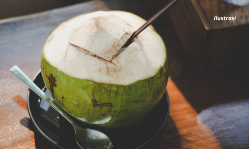Harga Kelapa Muda Maksimal Rp12 Ribu di Pantai Panjang Saat Libur Lebaran