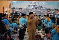 Mian Lepas 387 Jemaah Haji Bengkulu, Dedy Wahyudi Berangkat Tanpa Fasilitas Khusus
