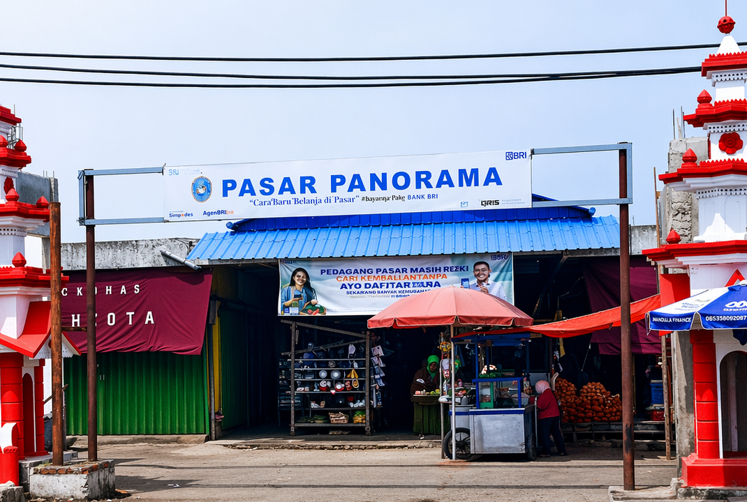 Pemkot Bengkulu Pasang 17 Lampu di Pasar Panorama, Keamanan Malam Diperkuat