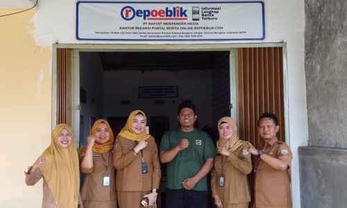 Dinas Komunikasi, Informatika dan Statistik (Diskominfo) Provinsi Bengkulu melakukan verifikasi faktual terhadap media siber Repoeblik.com di Kabupaten Bengkulu Tengah, Senin (20/4/2026)