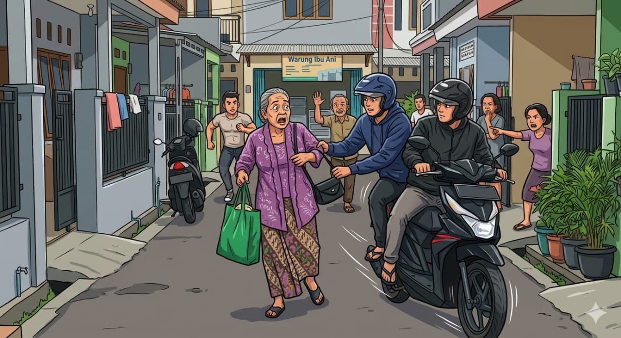 Jambret di Curup Timur Lukai IRT, Gelang Emas Rp25 Juta Raib