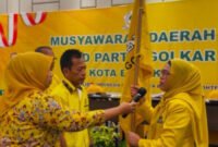 Mardensi Aklamasi Pimpin Golkar Bengkulu, Musda Diwarnai Sengketa Internal Partai