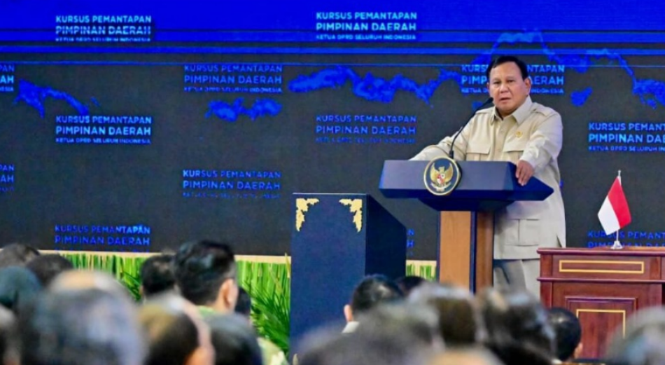 Prabowo Subianto Titip Pesan ke Ketua DPRD Bengkulu, Tekankan Peran Strategis Daerah