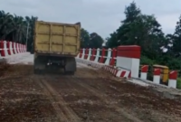 Jembatan Air Martan Kembali Normal, Perbaikan Oprit Rampung dan Aman Dilintasi