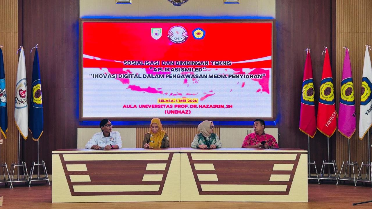 KPID Bengkulu Dorong Digitalisasi Pengawasan, SMILED Jadi Instrumen Utama Siaran