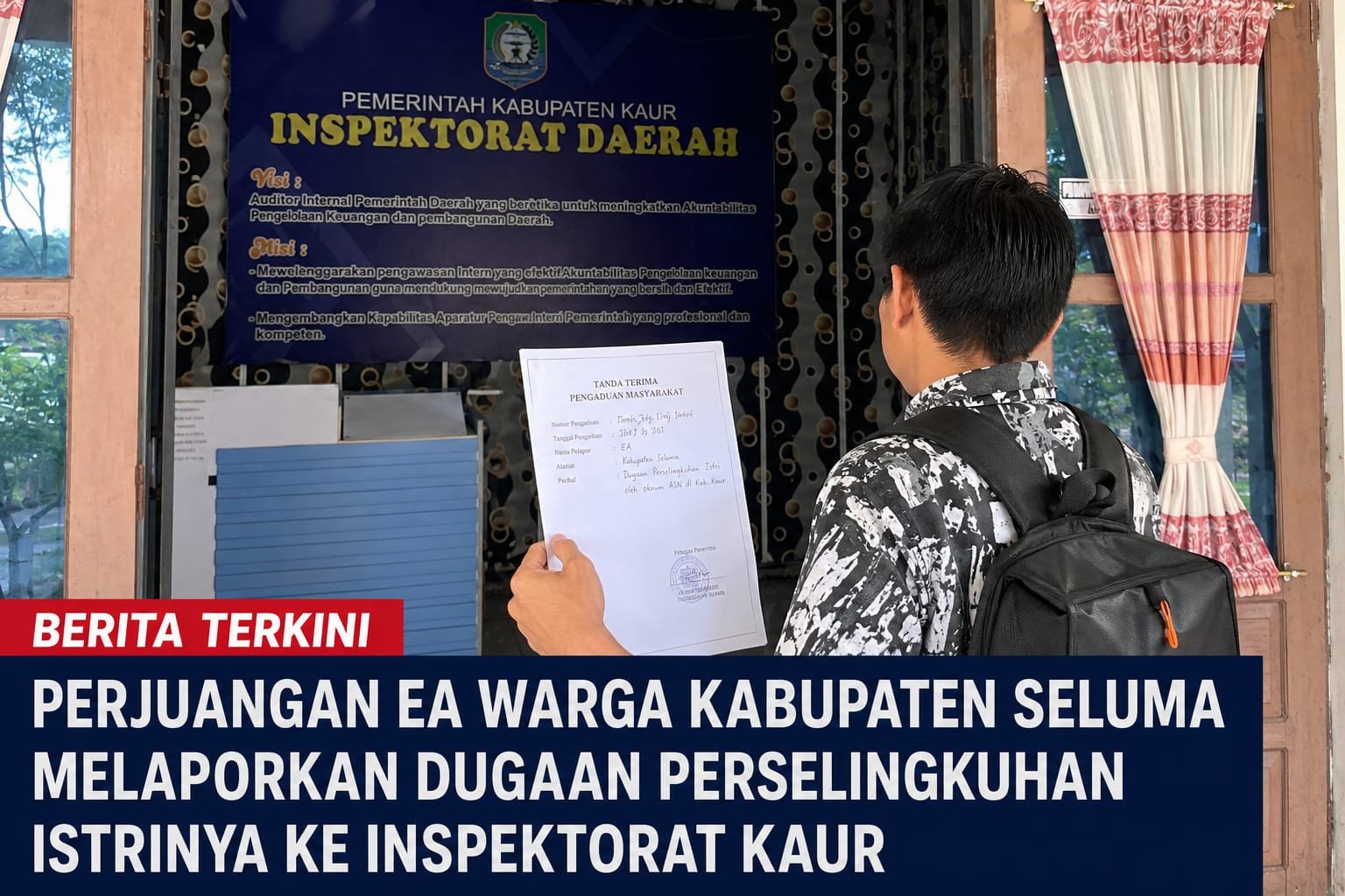 Laporan Dugaan Perselingkuhan ASN Kaur Bergulir, Suami Minta Bupati Bertindak Tegas Laporan Dugaan Perselingkuhan ASN Kaur Bergulir, Suami Minta Bupati Bertindak Tegas