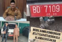 Pemprov Bengkulu Bantah Mobil Kontingen Forki Rusak dan Mati Pajak