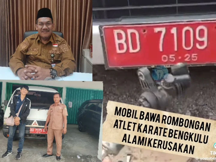 Pemprov Bengkulu Bantah Mobil Kontingen Forki Rusak dan Mati Pajak