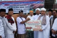 Bantuan Sapi Kurban Presiden Prabowo Disalurkan di Bengkulu, Bobotnya Lebih Satu Ton Bantuan Sapi Kurban Presiden Prabowo Disalurkan di Bengkulu, Bobotnya Lebih Satu Ton