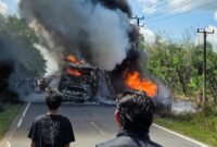 Bus ALS Terbakar di Muratara, 16 Tewas dan Korban Sulit Diidentifikasi