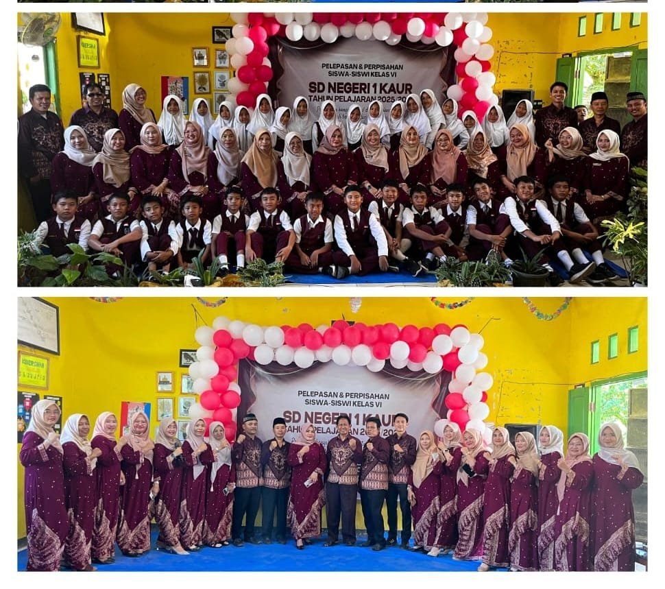 SDN 1 Kaur Lepas Siswa Kelas VI, Pesan Karakter dan Prestasi Mengemuka
