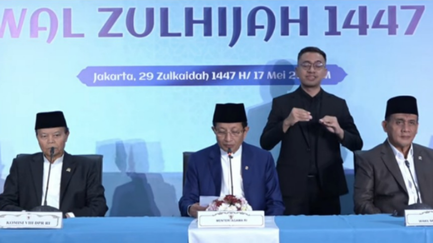Pemerintah Tetapkan Idul Adha 27 Mei 2026, Hilal Zulhijah Penuhi Kriteria Pemerintah Tetapkan Idul Adha 27 Mei 2026, Hilal Zulhijah Penuhi Kriteria