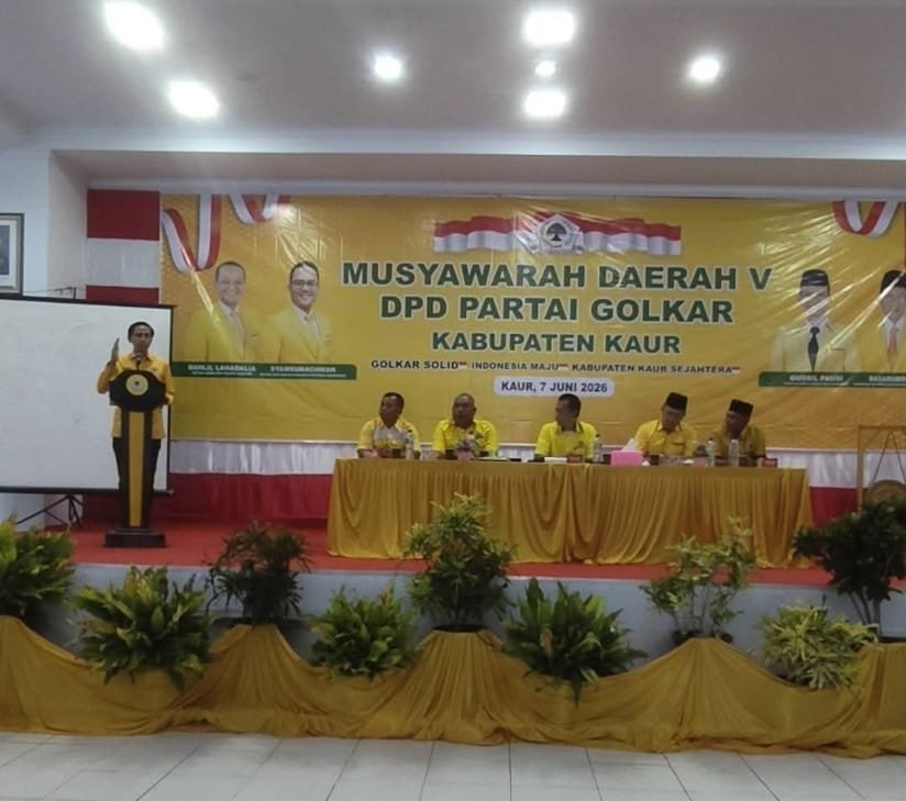 Gusril Pausi Kembali Pimpin Golkar Kaur, Konsolidasi Kader Lima Tahun Disiapkan Gusril Pausi Kembali Pimpin Golkar Kaur, Konsolidasi Kader Lima Tahun Disiapkan