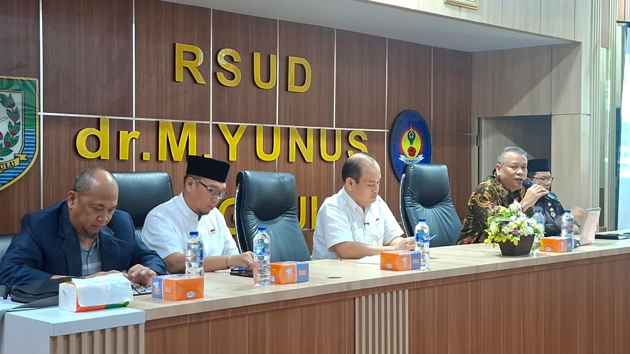Sekda Bengkulu Dorong RSUD dr. M. Yunus Perkuat Tata Kelola demi Tingkatkan Layanan