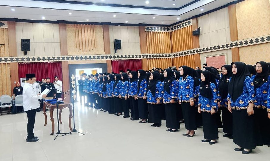 164 ASN Pemprov Bengkulu Dilantik, Herwan Antoni Tekankan Perubahan Kinerja Aparatur