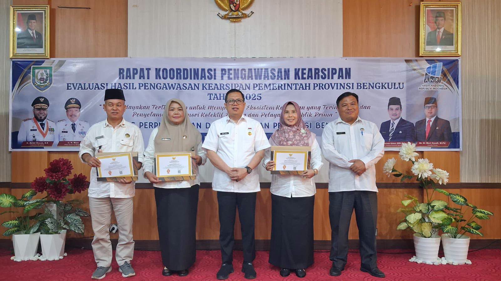 Bengkulu Tengah Borong Dua Penghargaan Kearsipan, Perkuat Transformasi Arsip Digital