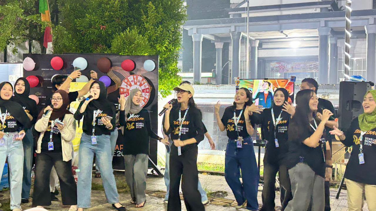 Maroba Berbinar Padukan Hiburan dan Sosialisasi Sensus Ekonomi 2026 di Bengkulu Tengah