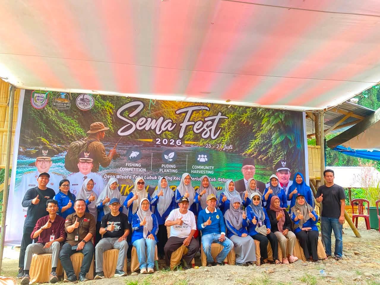 GOW Seluma Tanam Pohon Puding di Desa Taba Lubuk Puding, Perkuat Daya Tarik Wisata Fest Sema