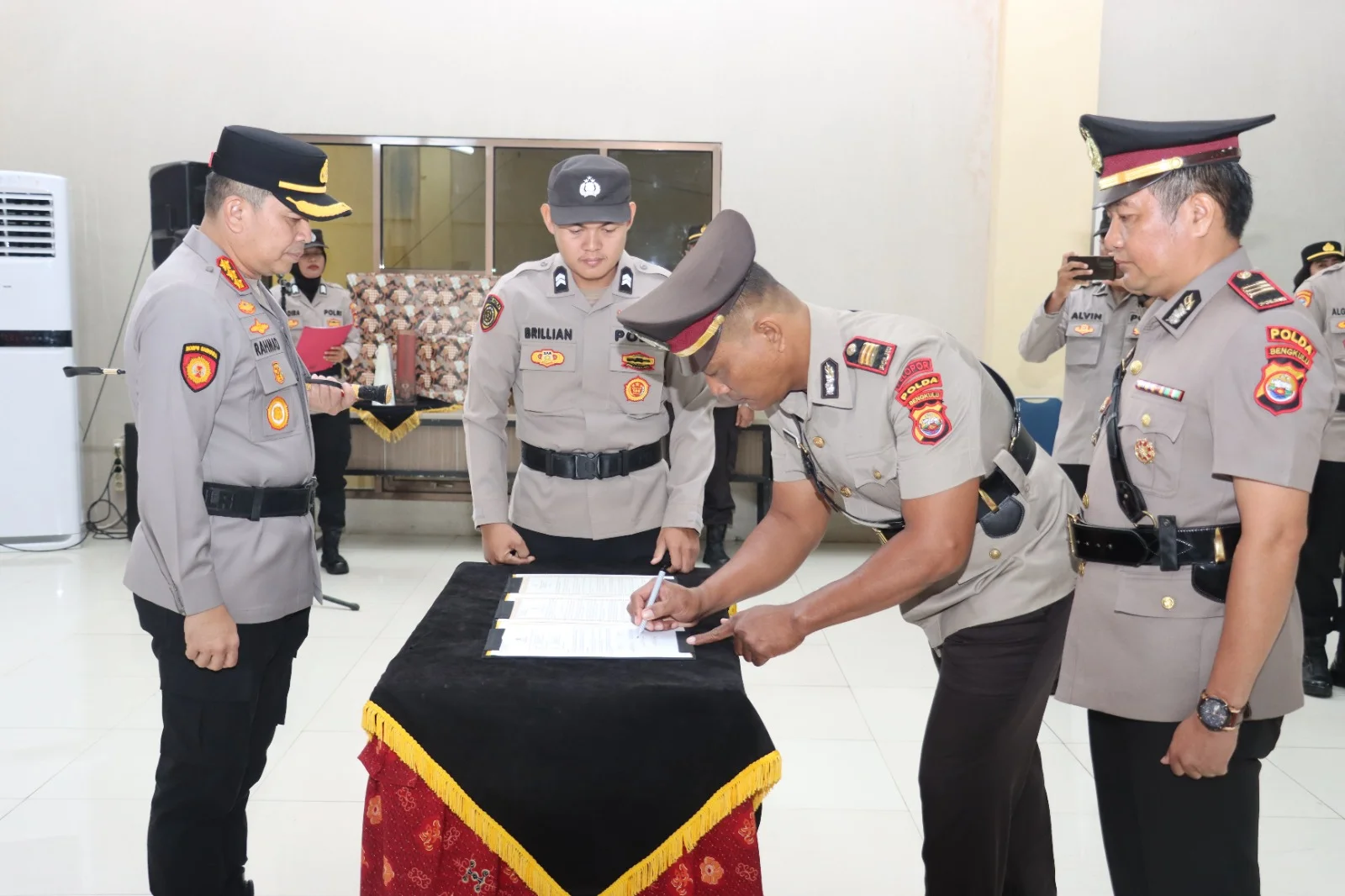 Kapolresta Bengkulu Pimpin Sertijab Kasat Intelkam, AKP Junairi Resmi Jabat Posisi Baru