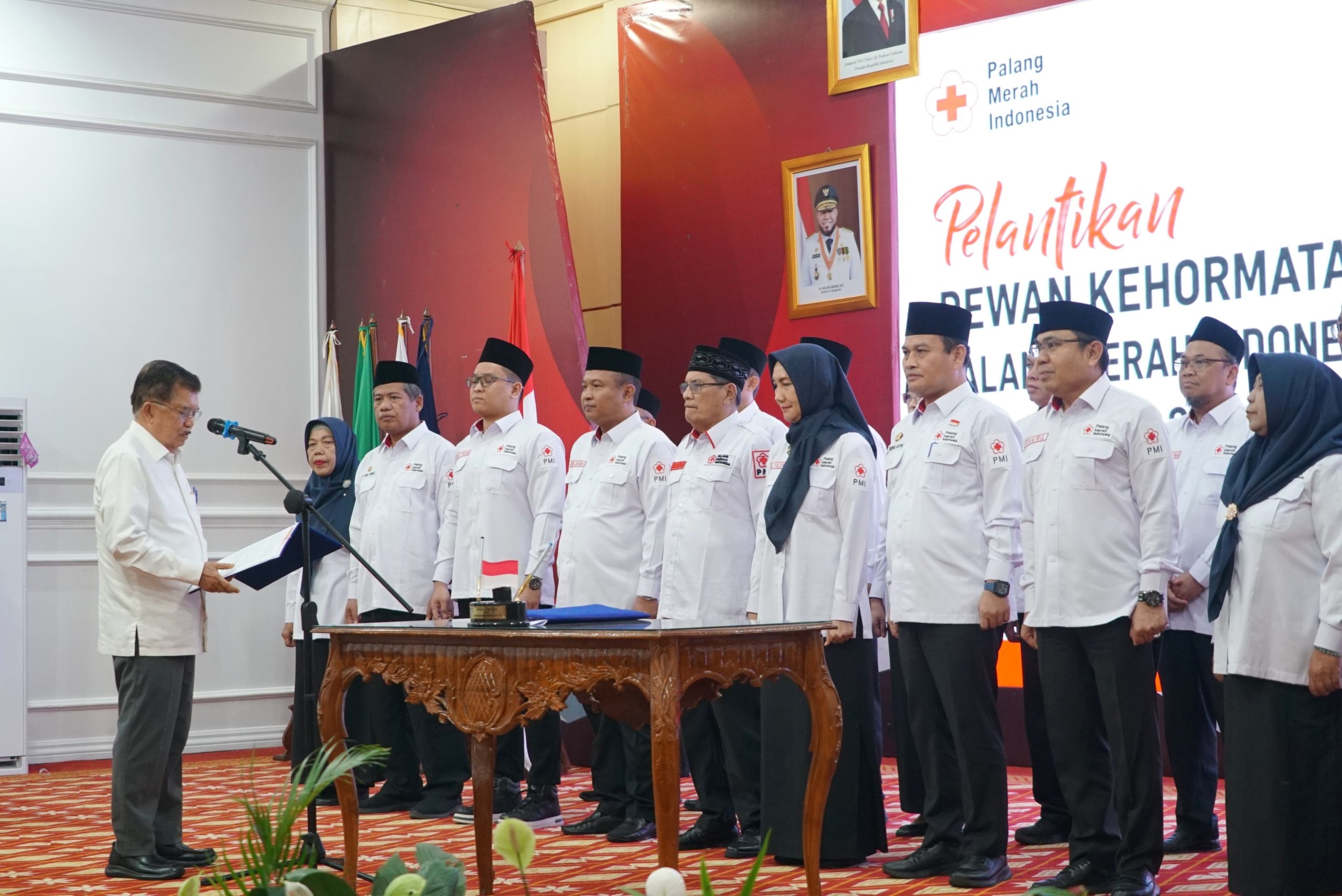 Jusuf Kalla Lantik Pengurus PMI Bengkulu, Herwan Antoni Nahkodai Masa Bakti 2026–2031