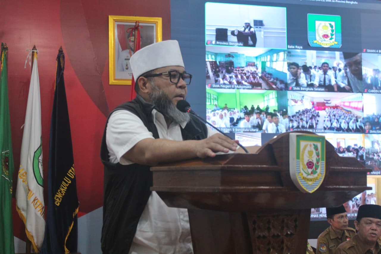 Helmi Hasan Ajak 10.689 Siswa Bengkulu Bangun Karakter dan Kejar Sukses Lewat Retret Merah Putih