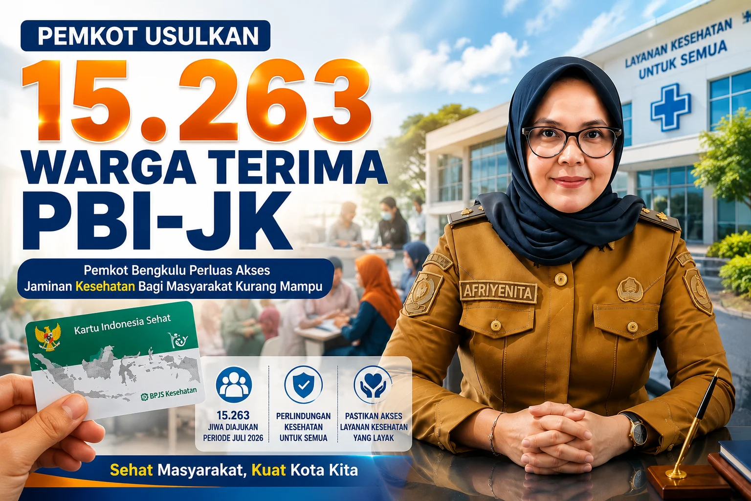Dinsos Bengkulu Usulkan 15.263 Warga Masuk PBI-JK, Kepesertaan Bisa Dicek Secara Online